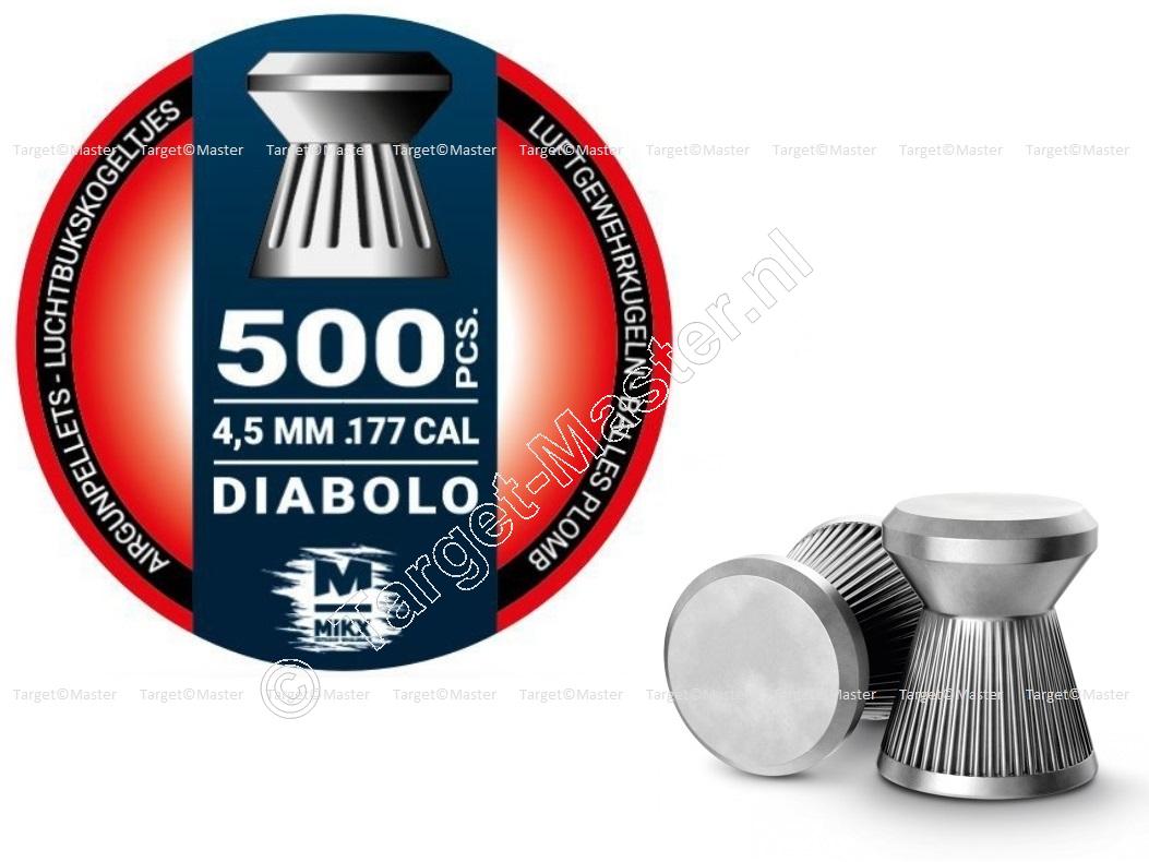 Ansia Diabolo Platkop 4.50mm Luchtdruk Kogeltjes blikje 500